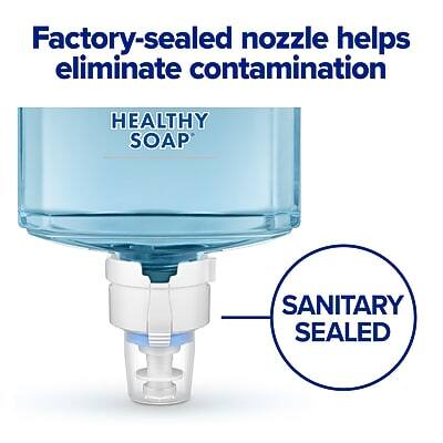 Factory-sealed nozzle helps eliminate contamination

HEALTHY SOAP

SANITARY SEALED
