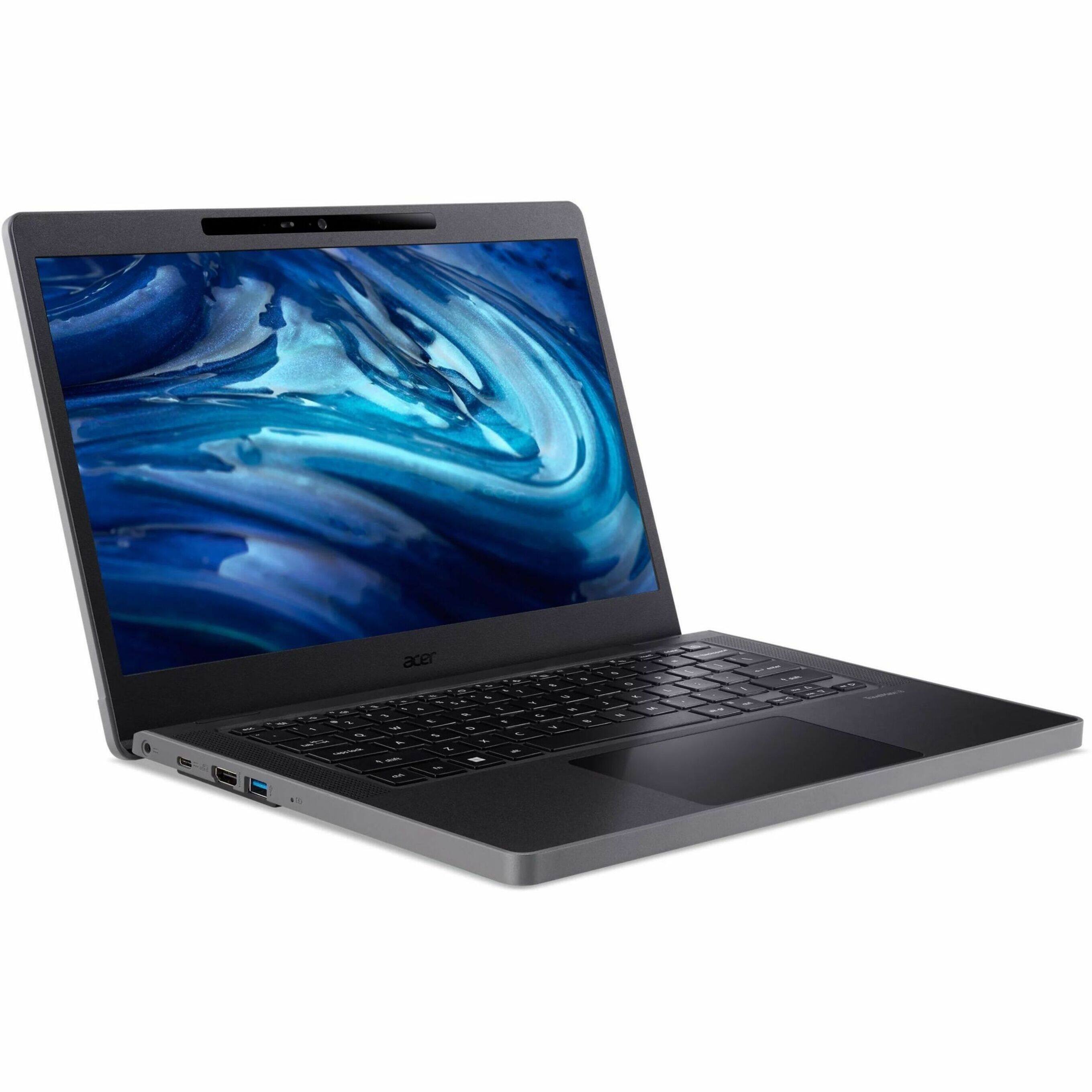 Alt View 16. Acer - TravelMate B5 14 TMB514-31-G2 14" IPS LCD 1920 x 1080 (Full HD) Laptop - Intel N-Series with 8GB Memory - 128 GB eMMC - Black.