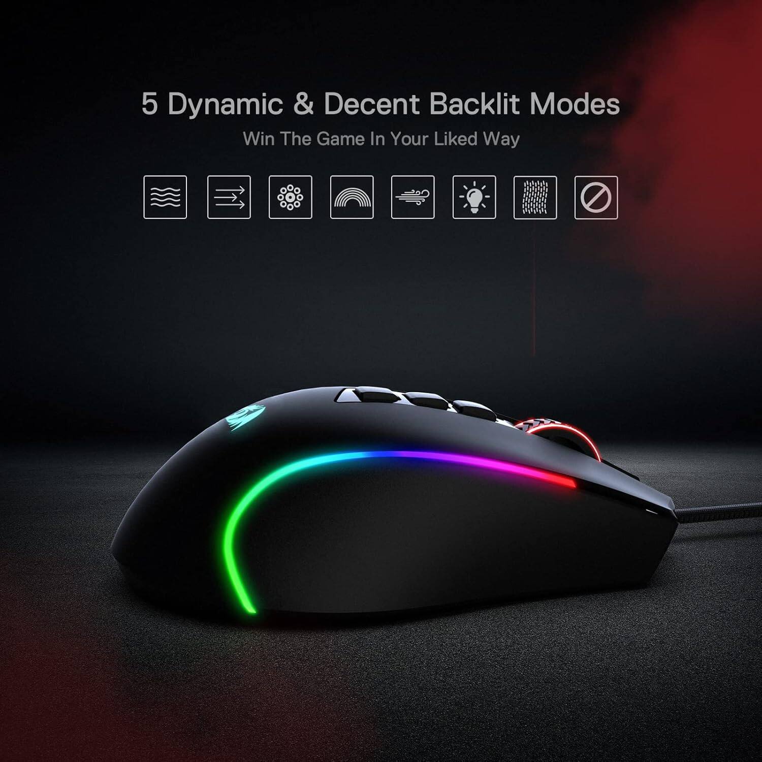5 Dynamic & Decent Backlit Modes  
Win The Game In Your Liked Way