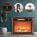 Alt View Zoom 14. Lifesmart - 3 Quartz Infrared Fireplace Heater with Remote - Black.