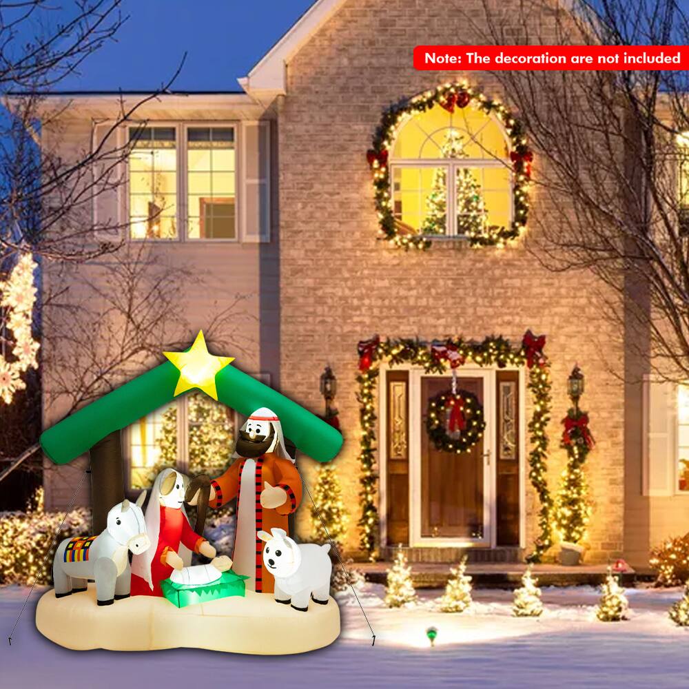 Note: The decorations are not included.