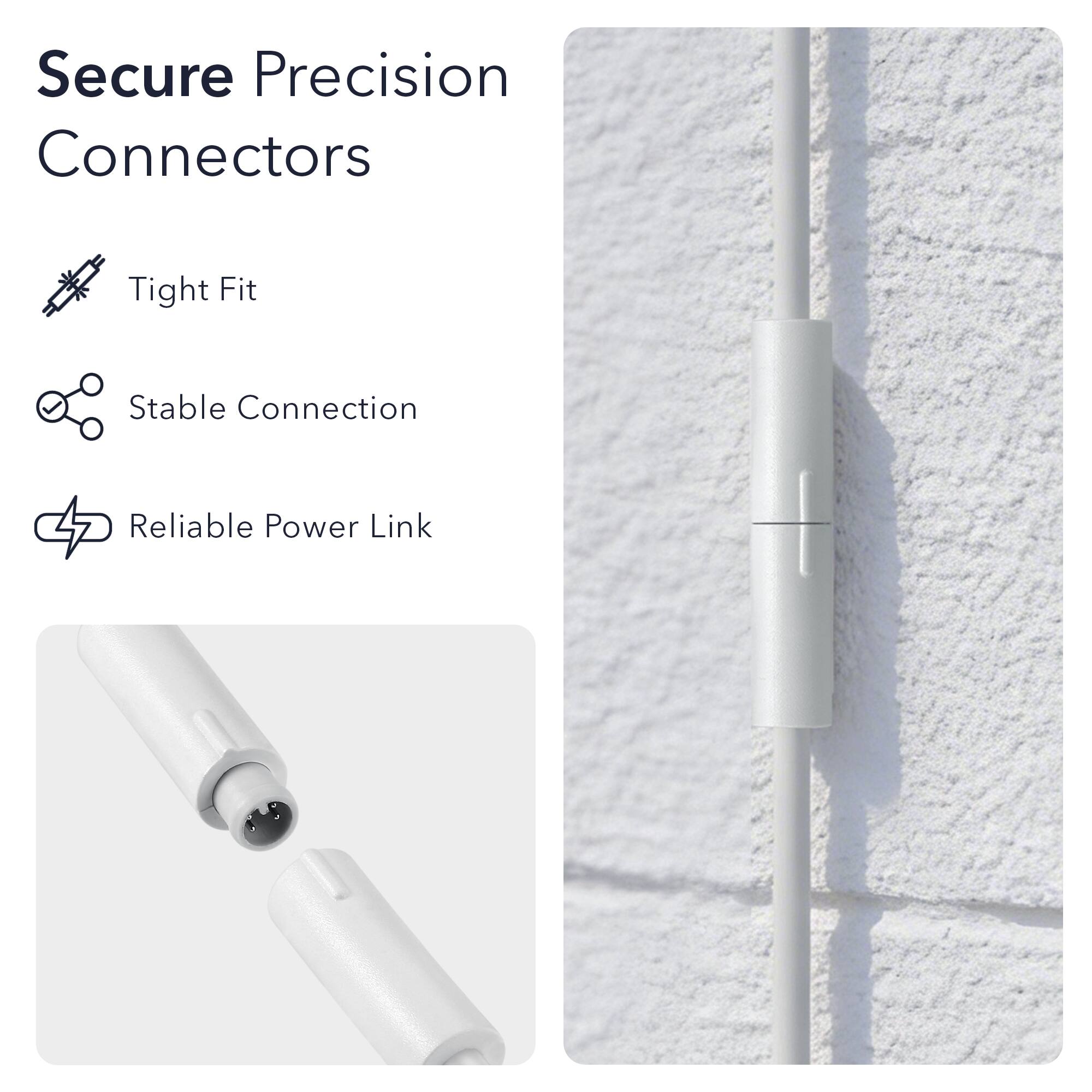 Secure Precision Connectors  
- Tight Fit  
- Stable Connection  
- Reliable Power Link