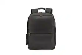 Luxorro - Leather Backpack for men. Fits 15" Laptop - Black