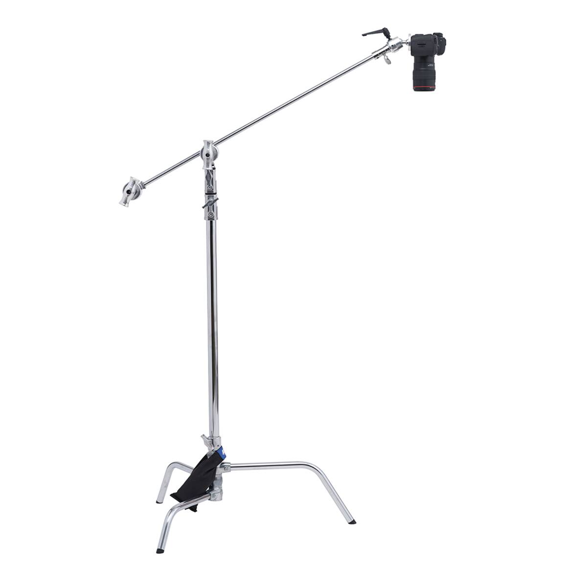 Alt View 1. Kupo - Kupo 40" Master C-Stand with Turtle Base Overhead Shooting Kit 2.