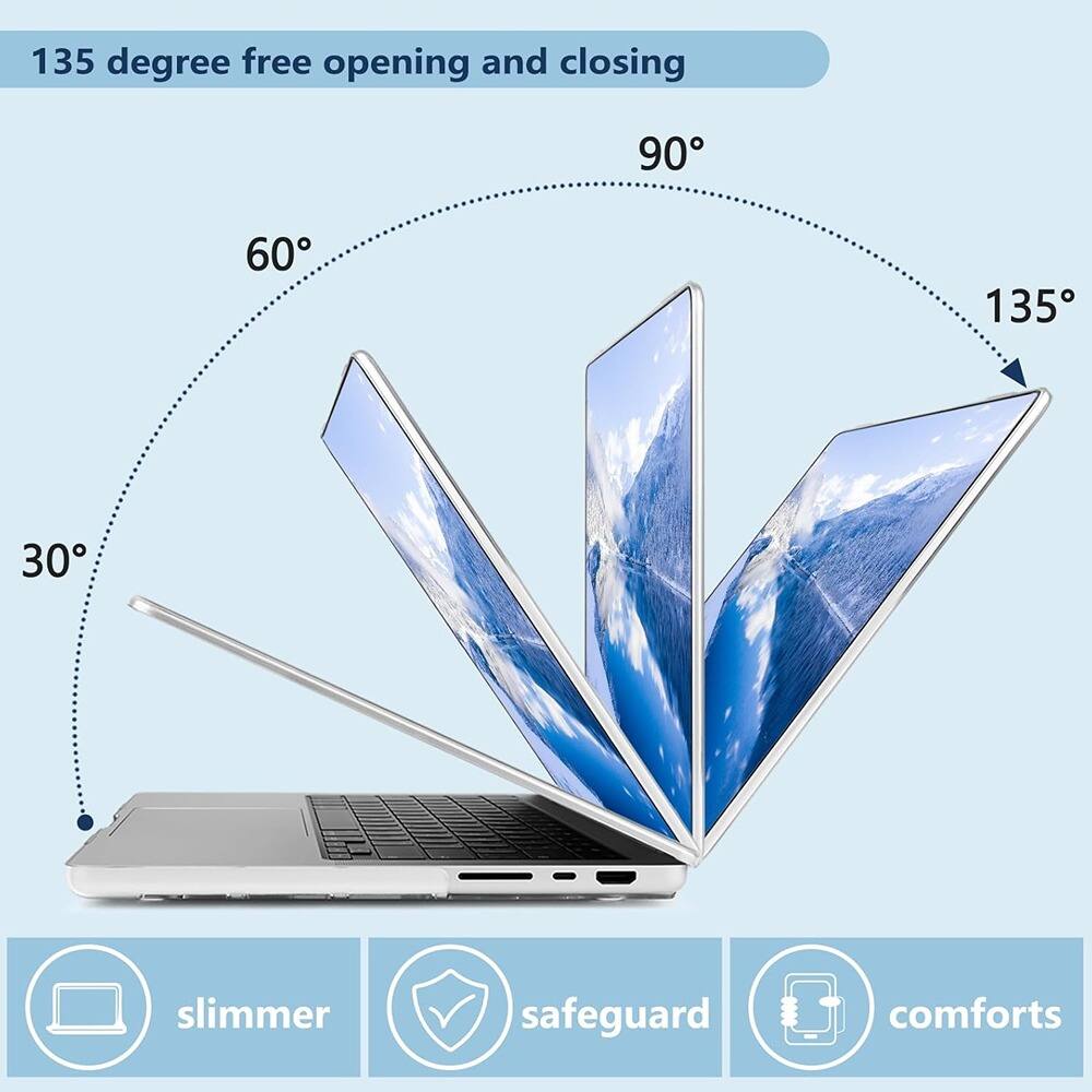 135 degree free opening and closing

slimmer safeguard comforts