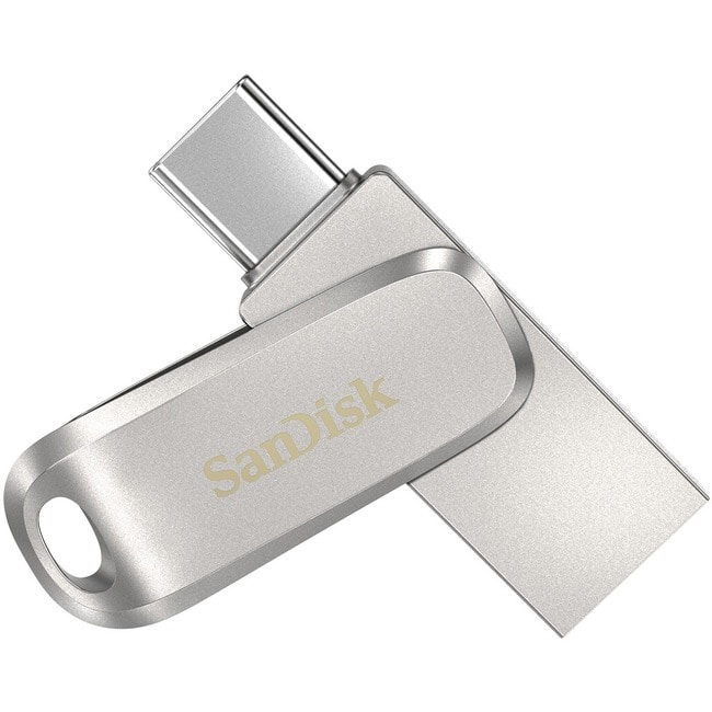 SANDISK - USB Type-C Flash Drive - 128G - Stainless Steel