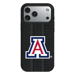 Keyscaper - NCAA - Arizona Wildcats Primary Logo iPhone Magnetic Bump Case - 15 - Black