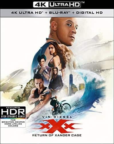 Front. xXx: Return of Xander Cage - 4K Blu-Ray.
