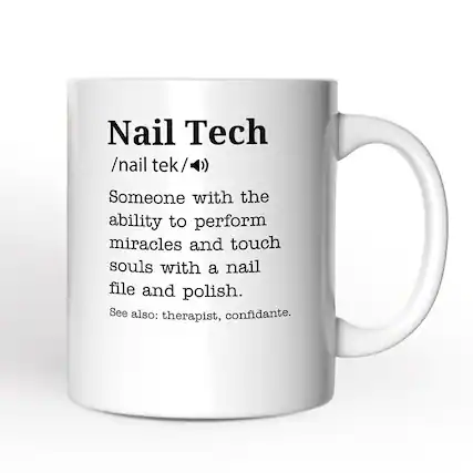 Nail Tech
/nail tek/
Someone with the ability to perform miracles and touch souls with a nail file and polish.
See also: therapist, confidante.