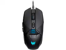 Front. Acer - Acer Predator Cestus 327 Gaming Mouse, 8000 DPI, RGB, Ergonomic, Lightweight – Black - Black.