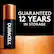 GUARANTEED 12 YEARS IN STORAGE
DURACELL