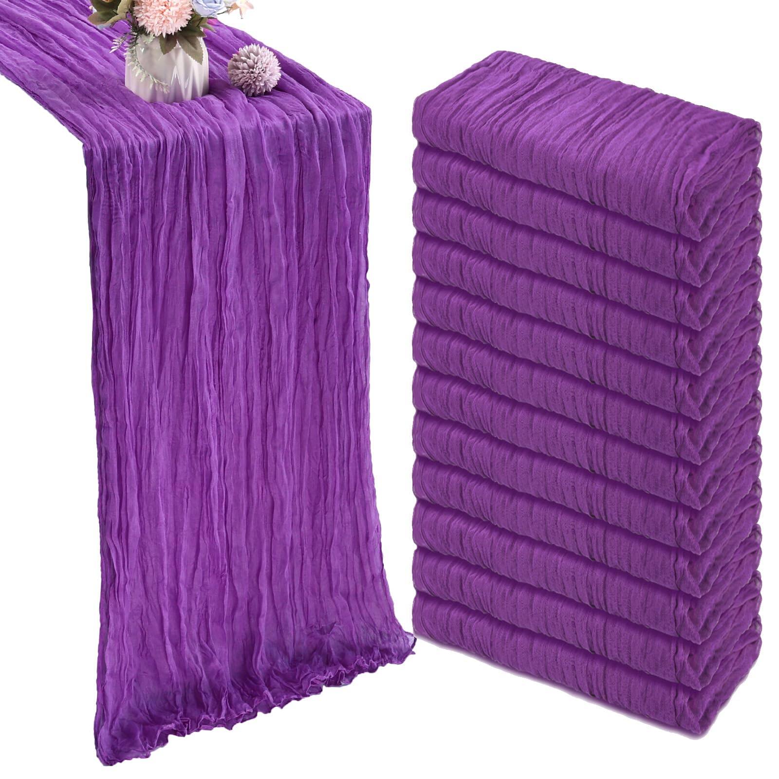 Purple-12 Pcs - 10Ft