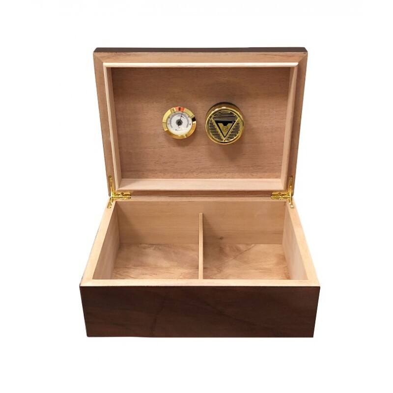 Alt View 2. Prestige - The Bellevue 60 Cigar Humidors - High Lacquer Deep Mahogany Finish.