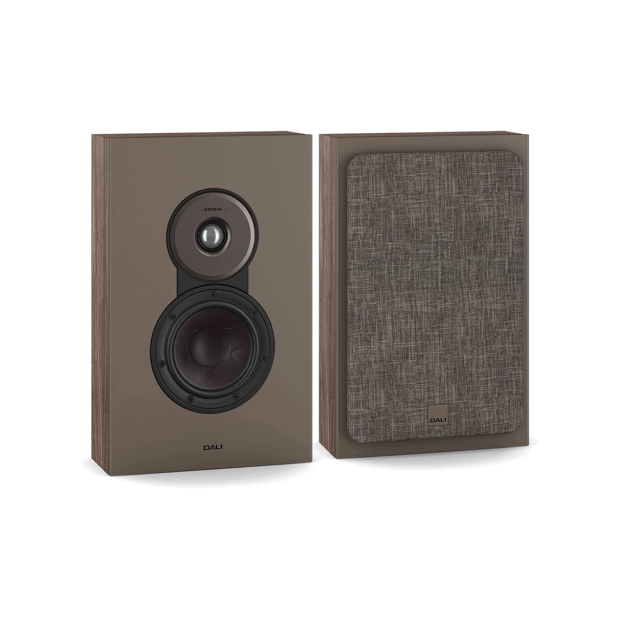 DALI - Sonik On-Wall Speakers (Pair) - Walnut