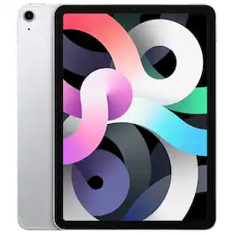 Apple - Refurbished Excellent - iPad Air 4 A2316 (WiFi) 64GB w/ Pre-Installed Tempered Glass - Silver