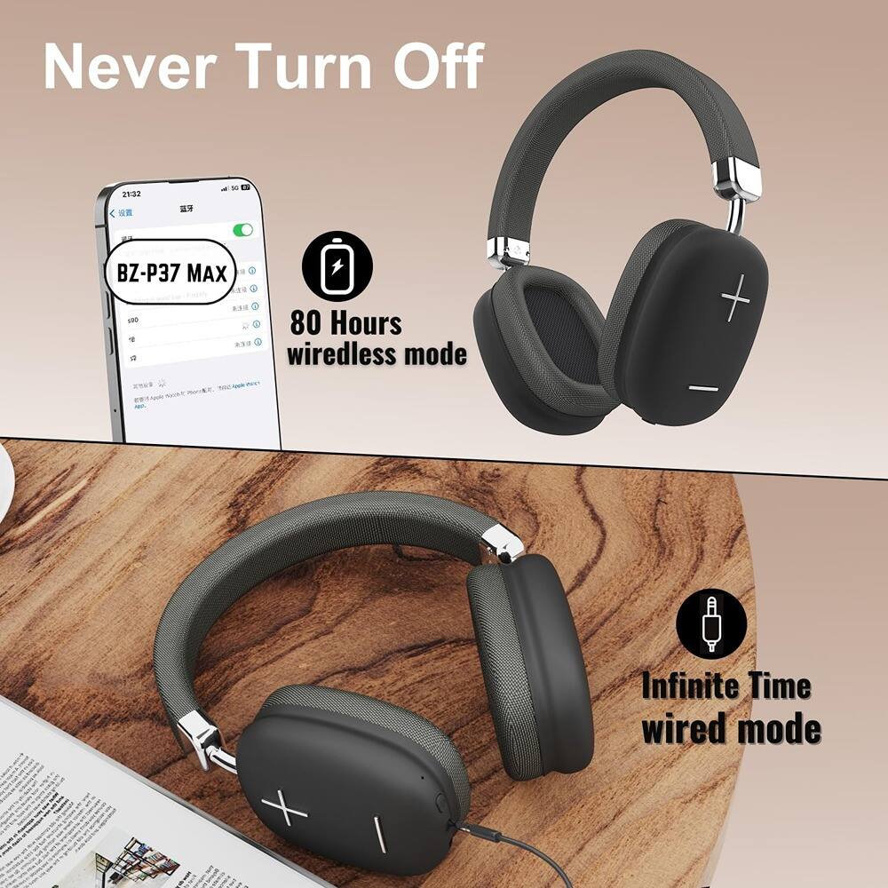 Never Turn Off

BZ-P37 MAX

80 Hours wireless mode

Infinite Time wired mode