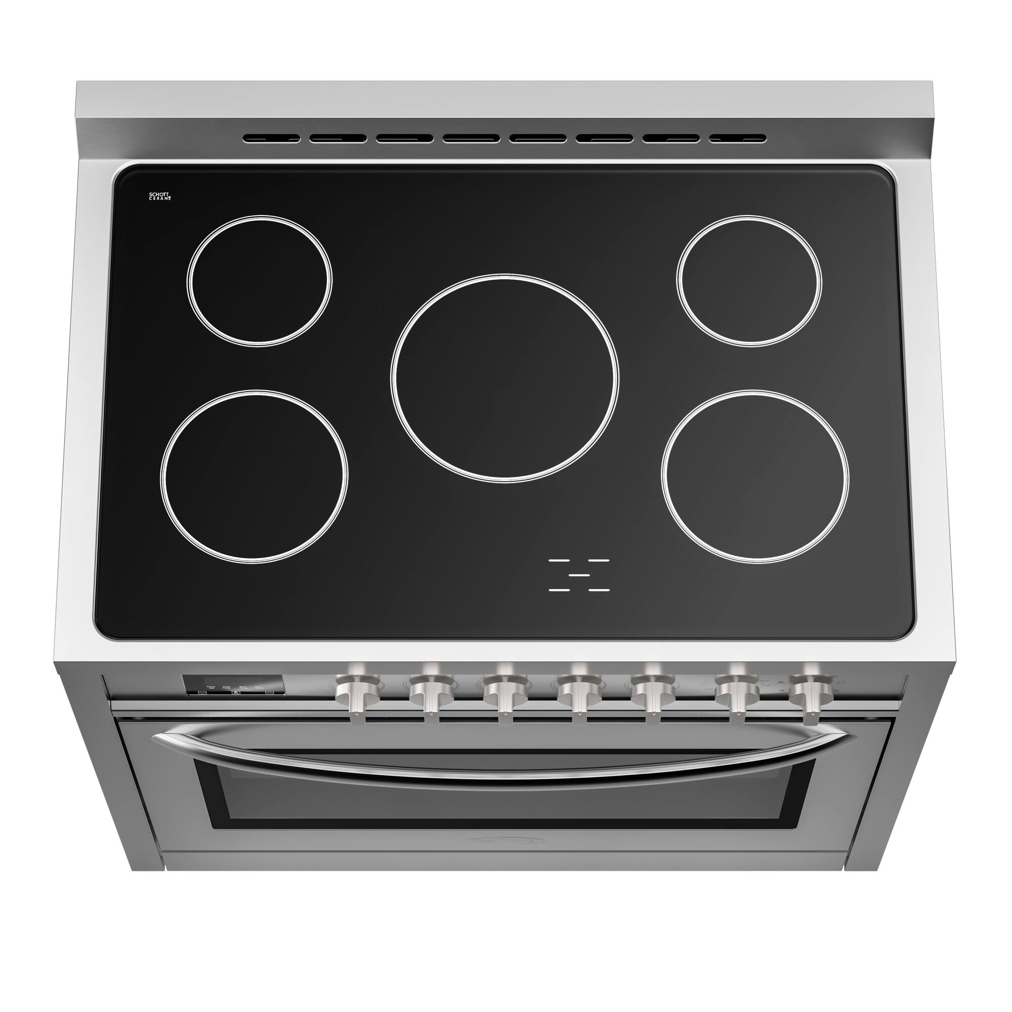 Alt View 3. Koolmore - 36 Inch Professional All-Electric range Stainless Steel with Legs, 4.3 cu.ft. KM-FR36EE-SS - Stainless-Steel.