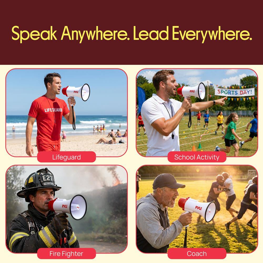 Speak Anywhere. Lead Everywhere.

PYL L SPORTS DAY! LIFEGUARD Lifeguard School Activity E27 S PYLE PYLE Fire Fighter Coach