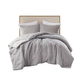 Gracie Mills - Julia Comforter Set - Charcoal