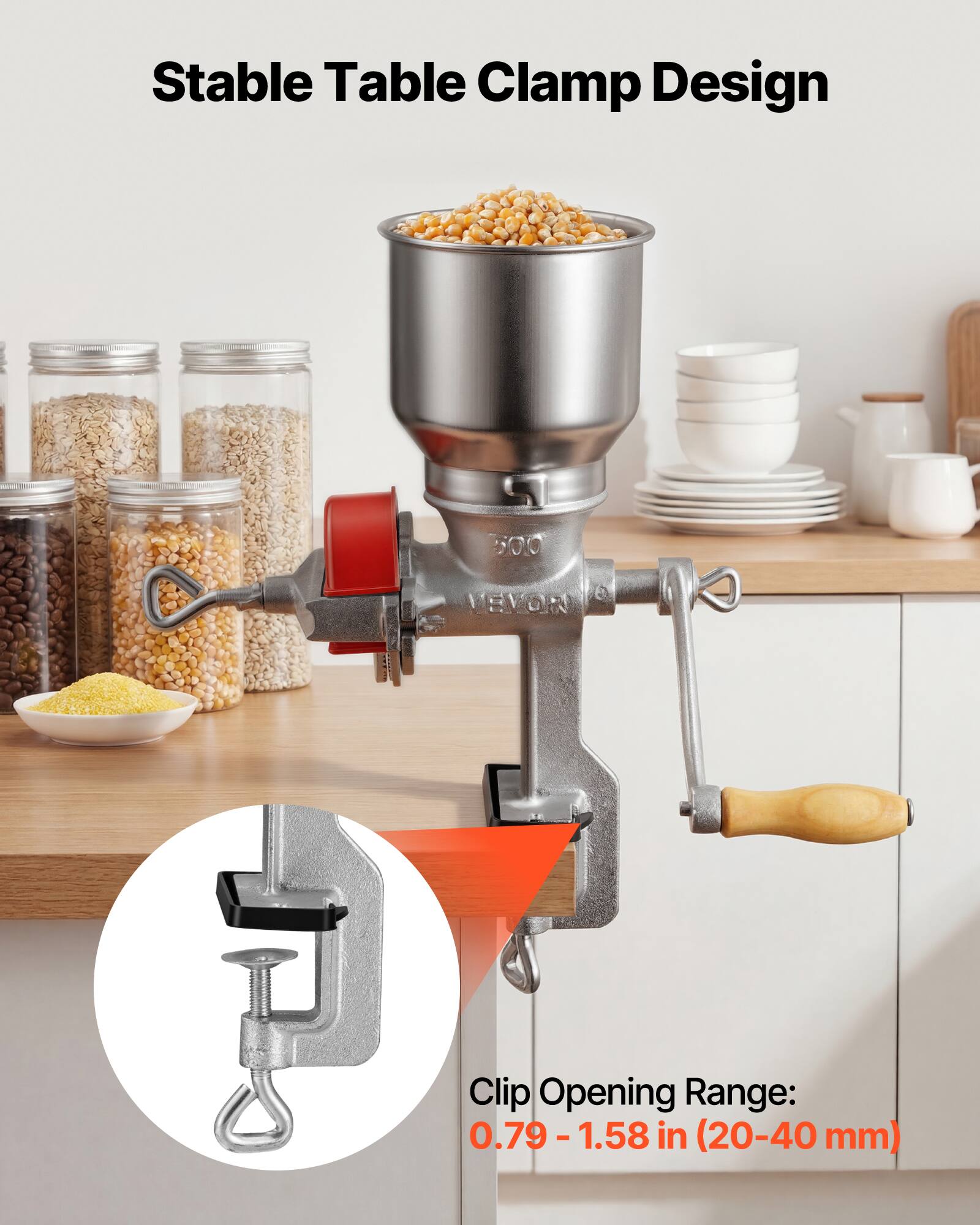 Stable Table Clamp Design

Clip Opening Range: 0.79 - 1.58 in (20-40 mm)