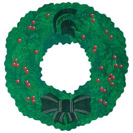 Fan Creations - Michigan State Spartans 16'' Team Wreath Sign - Green