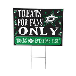 Evergreen Enterprises - Dallas Stars 18" x 24" Halloween Treats Outdoor Yard Sign - Multicolor