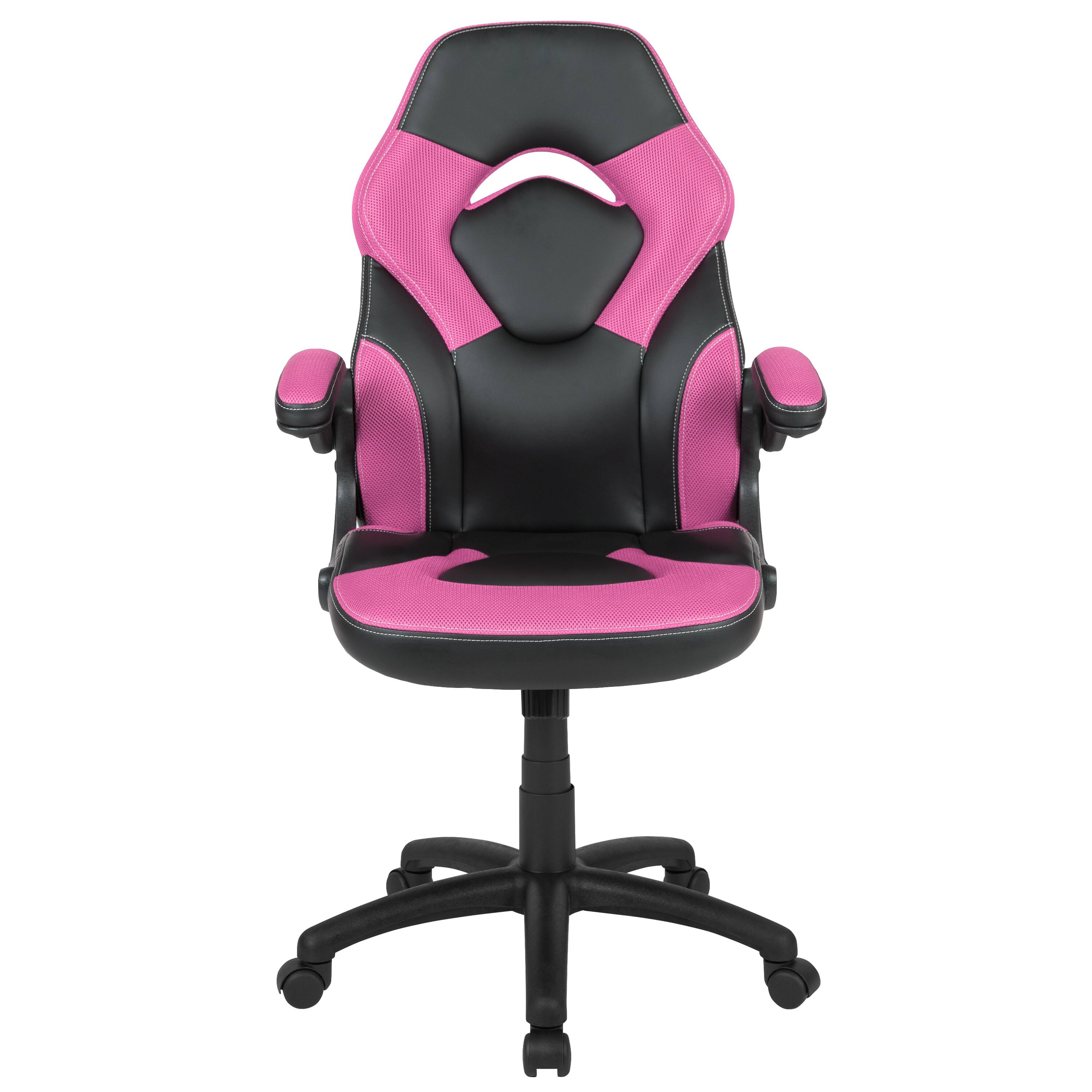 Alt View 7. Emma + Oliver - Z100 Gaming Chair Racing Office Ergonomic Computer PC Adjustable Swivel Chair - Pink.