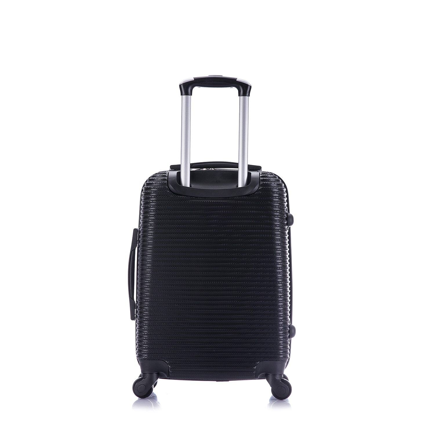 Alt View 1. InUSA - Royal lightweight hardside Spinner Luggage 20" carry-on - BLACK.
