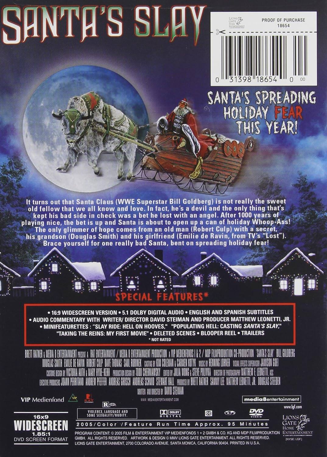 Alt View 1. Santa's Slay   - DVD.