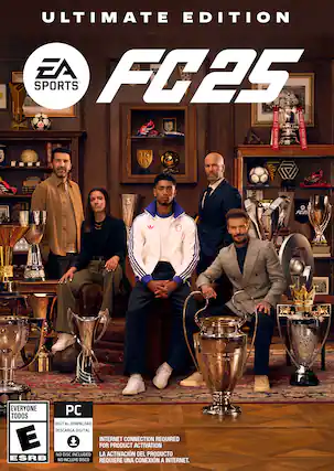 Ultimate Edition EA FCO25 Sports Fly Better FlyBetter Emirates Emirates TO (OVE) EA FCO25 7 AESA DE155N I COORCE o DFFARIALE St DUE C DEROSENS EVERYONE PC TODOS DIGITAL DOWNLOAD DESCARCA DIGITAL E INTERNET FOR PRODUCT CONNECTION ACTIVATION REQUIRED NO DISC INCLUDED LA ACTIVACIN DEL PRODUCTO ESRB NO INCLUYE DISCO REQUIERE UNA CONEXION A INTERNET. - E (Everyone)