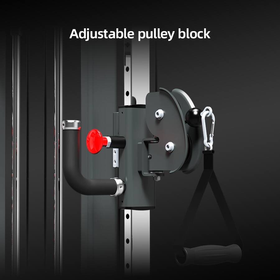 Adjustable pulley block