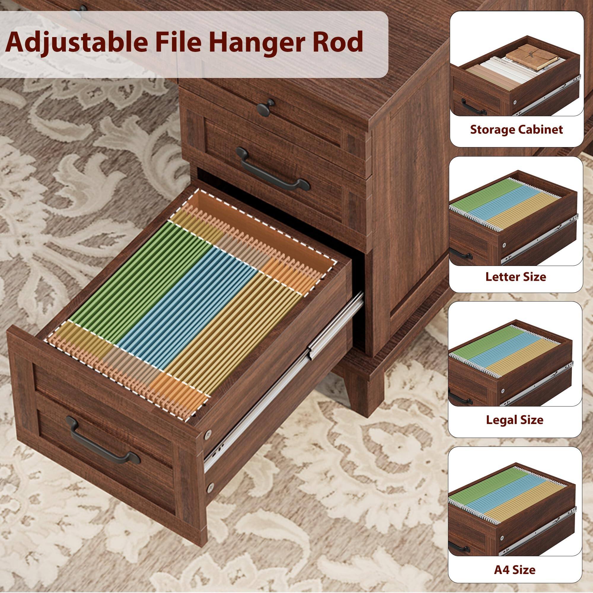 Adjustable File Hanger Rod

Storage Cabinet

Letter Size

Legal Size

A4 Size