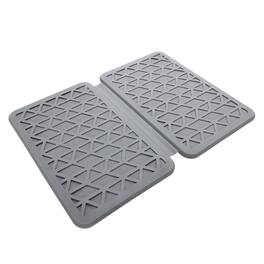 Better Houseware - 3417 The Magic Dishmat Ii Stone And Silicone Quick-dry Mat - Gray