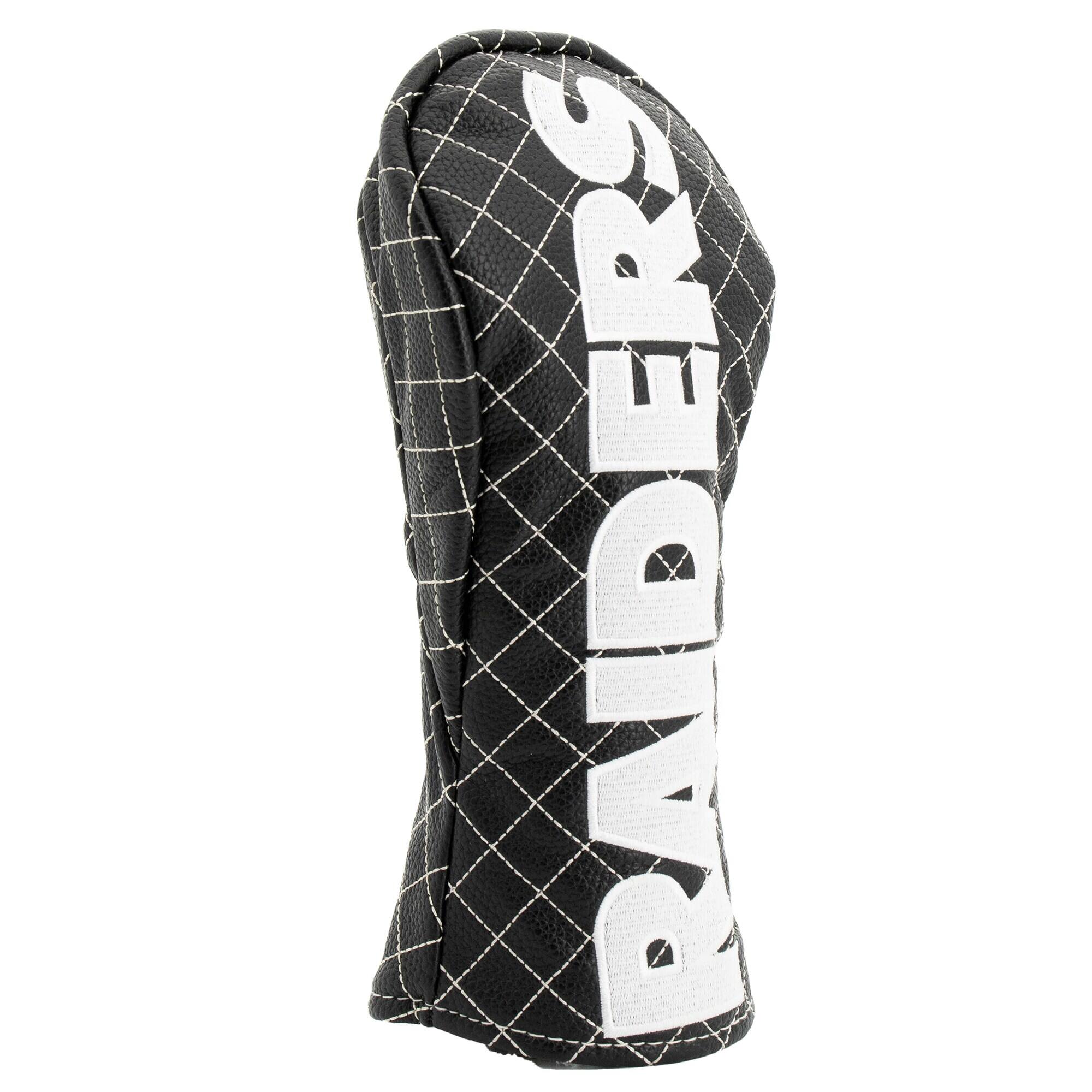 Alt View 2. Team Golf - Las Vegas Raiders Quilted Fairway Headcover - Multicolor.