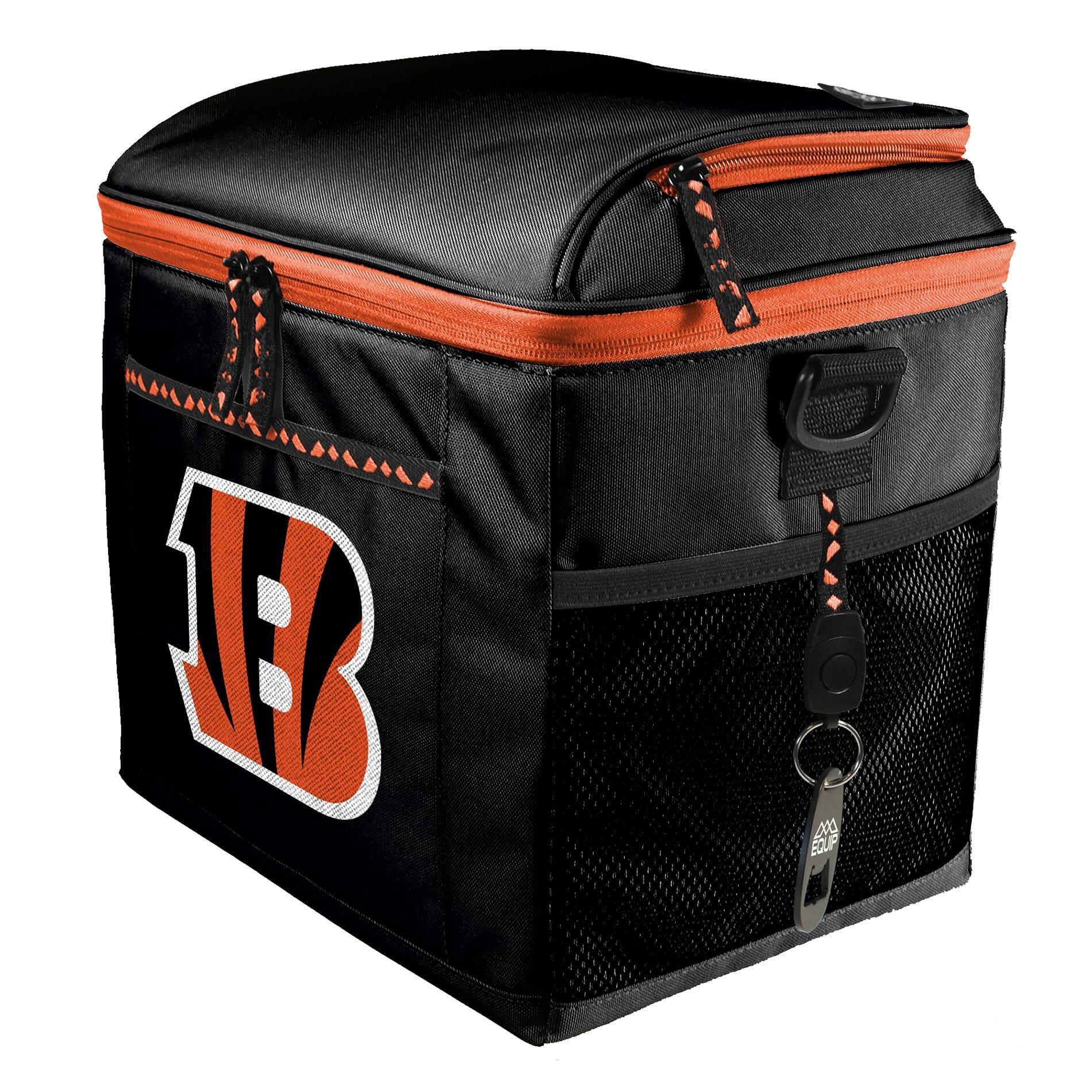 Alt View 2. Equip - Cincinnati Bengals Ice Kicker 24 Can Cooler - Orange.