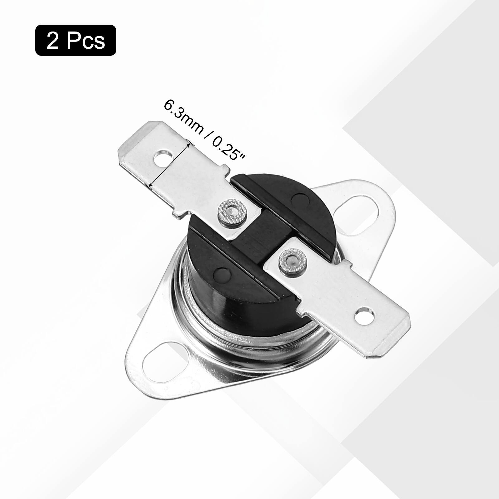 2 Pcs 6.3mm / 0.25"