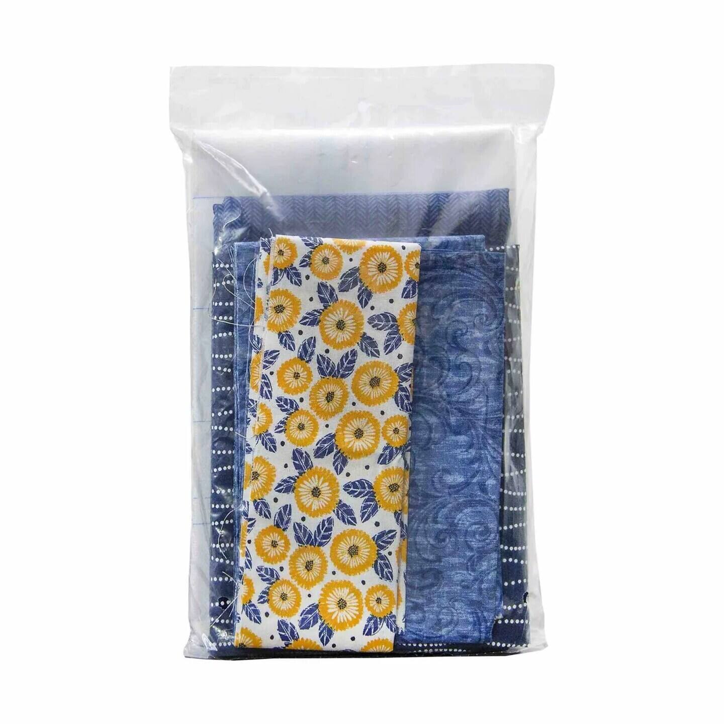 Alt View 1. AccuQuilt - June Tailor Sew-Your-Own Shopper Tote - Blue.