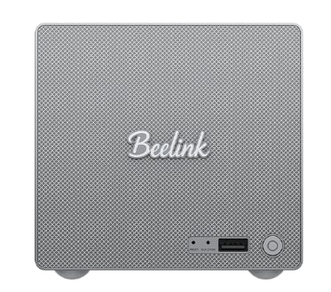 Front. Beelink - Beelink ME Pro NAS Mini PC | Intel N150 | 16GB LPDDR5 RAM& 1TGB SSD | 4-Bay Storage Server | Secure Home Cloud - Space Gray.