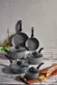 Alt View 12. Ballarini - Parma Forged Aluminum 10-pc Nonstick Cookware Set - Grey.