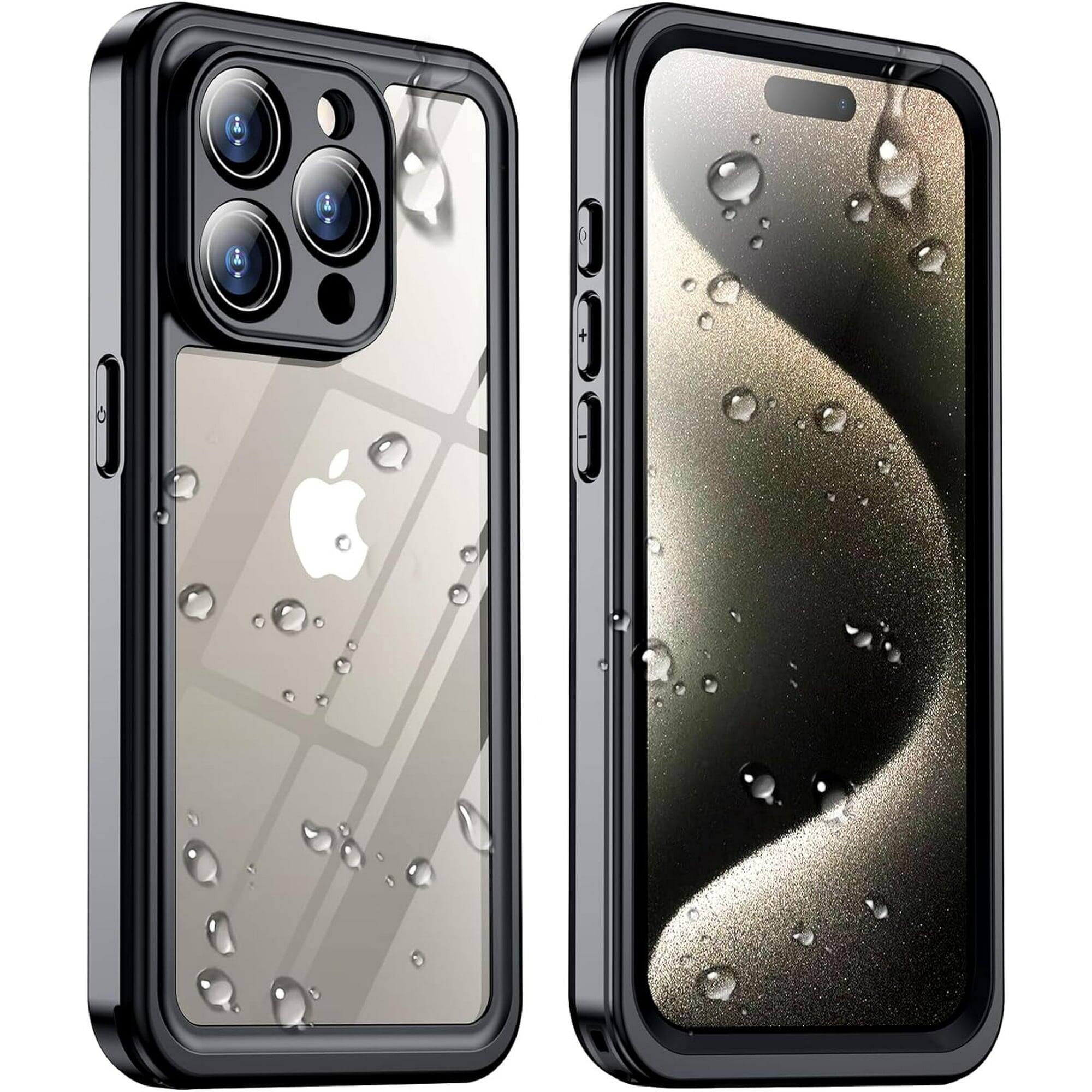 Entronix - iPhone 15 Pro Case - IP68 Waterproof & Shockproof Protection - Clear
