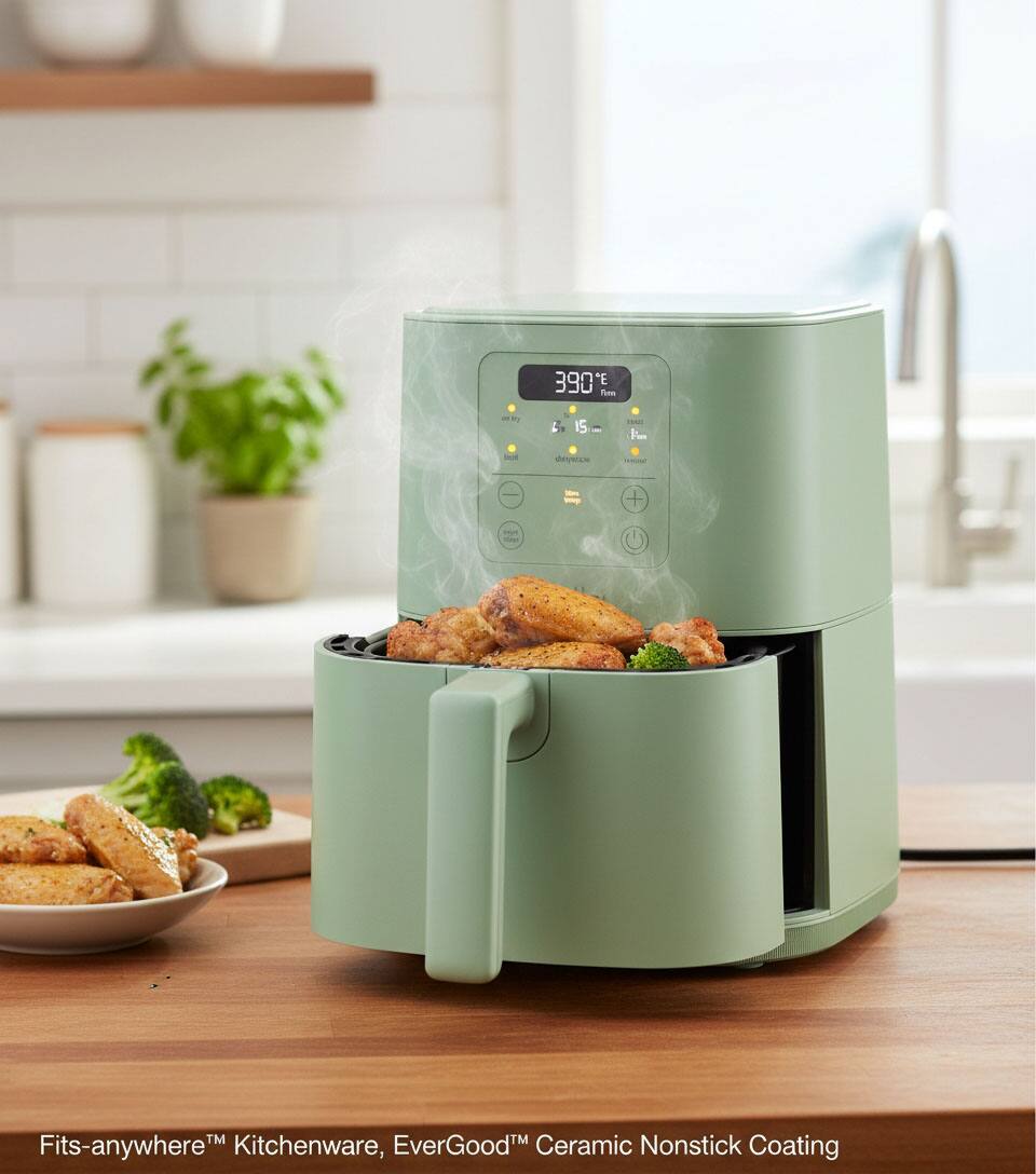 390°F  
15 min  

Fits-anywhere™ Kitchenware, EverGood™ Ceramic Nonstick Coating