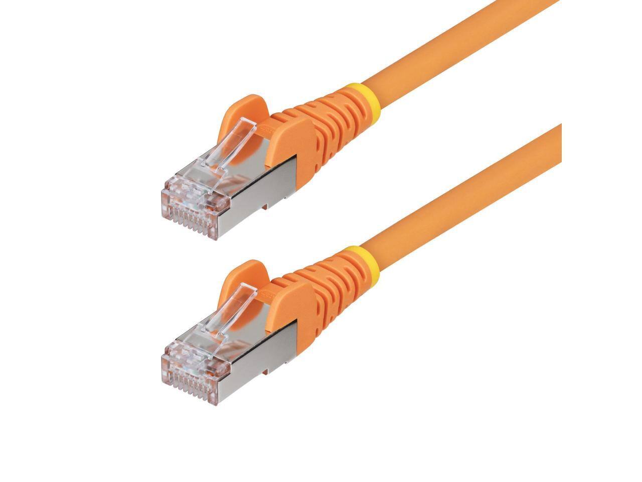 Alt View 2. StarTech.com - StarTech 25ft Orange CAT6a Ethernet Cable Model NLOR-25F-CAT6A-PATCH.