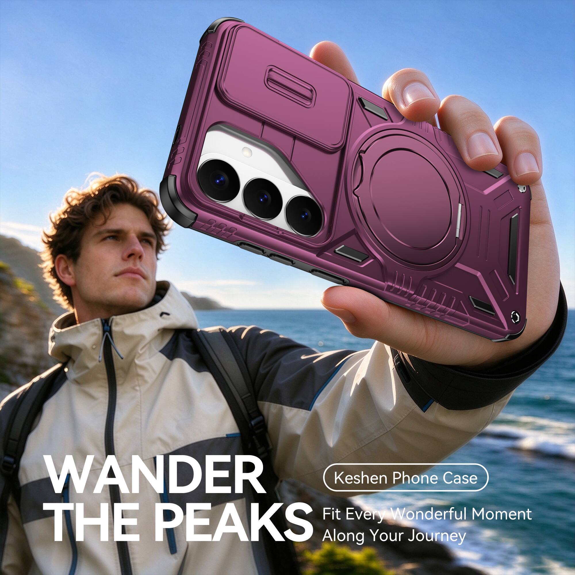 WANDER THE PEAKS  
Keshen Phone Case  
Fit Every Wonderful Moment Along Your Journey