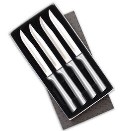 Rada - 4 Piece Steak Knives Set with Gift Box, Handles - Silver