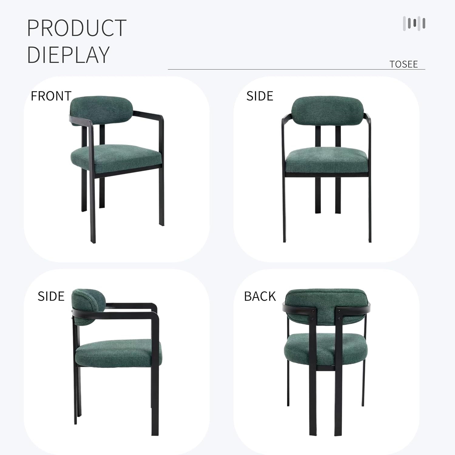 PRODUCT DISPLAY

FRONT

SIDE

SIDE

BACK

TOSEE