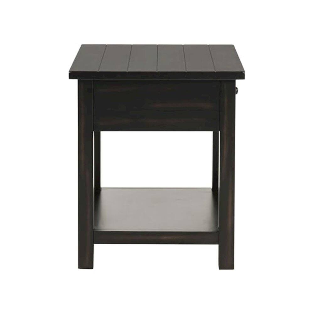 Alt View 4. Coaster Co. of America - Payne 2-piece Coffee and 1-drawer End Table Set Java - Black.