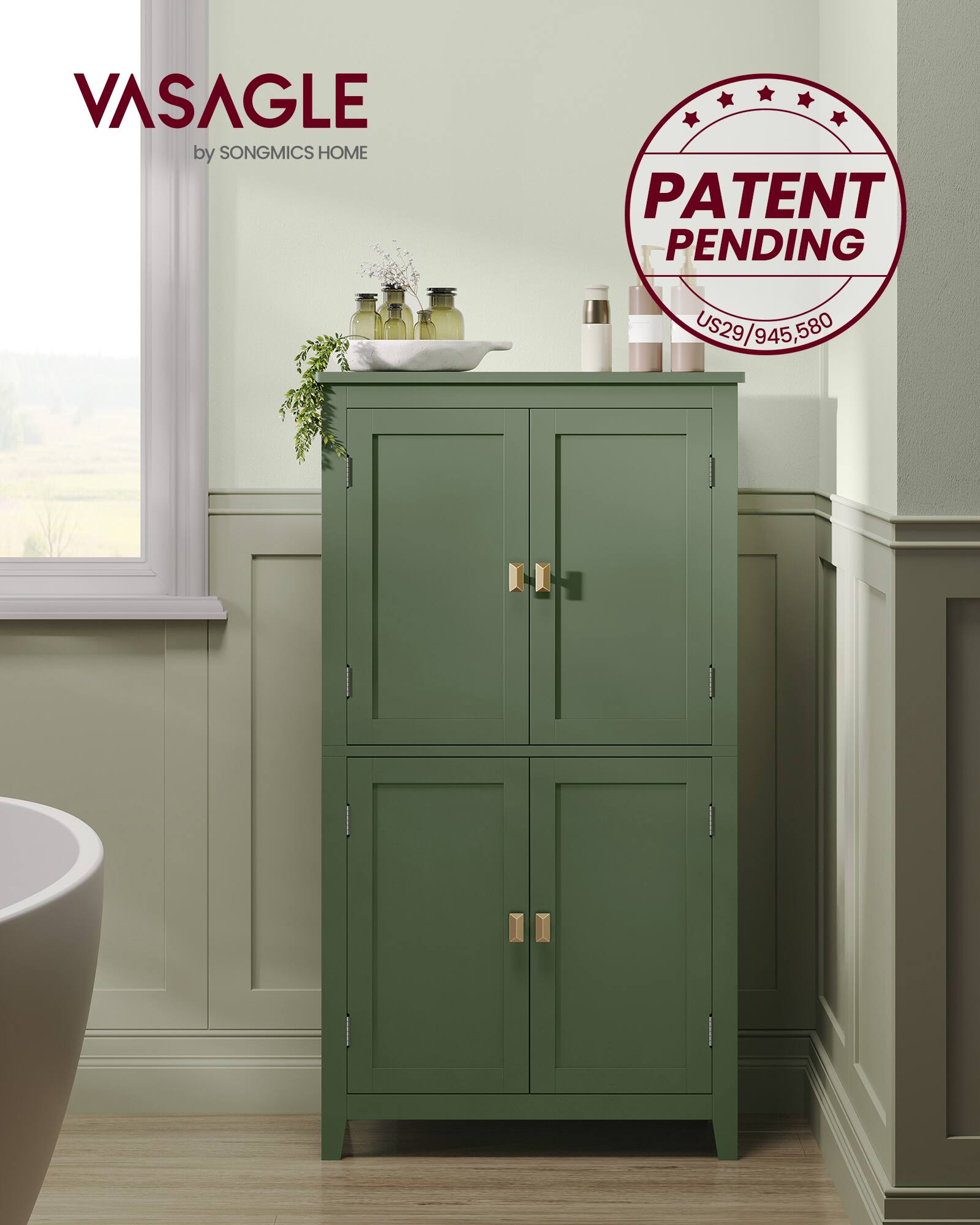 VASAGLE by SONGMICS HOME  
PATENT PENDING  
US29/945,580