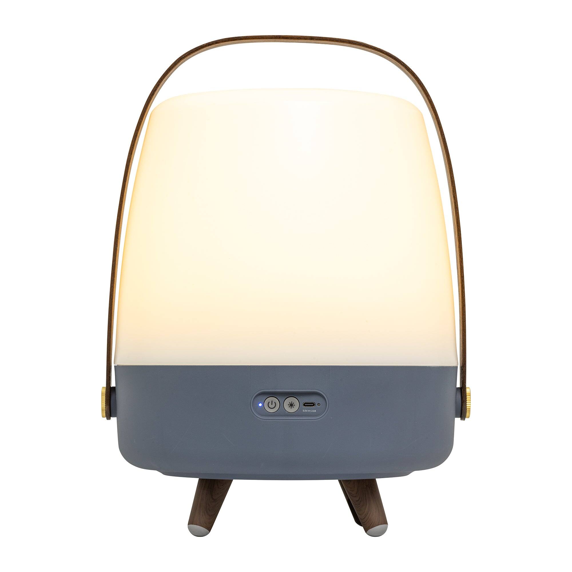 Alt View 3. Kooduu - Lite Up Play- Ocean Lamp, Cordless rechargeable indoor/outdoor speaker Lamp, Sound by JBL.