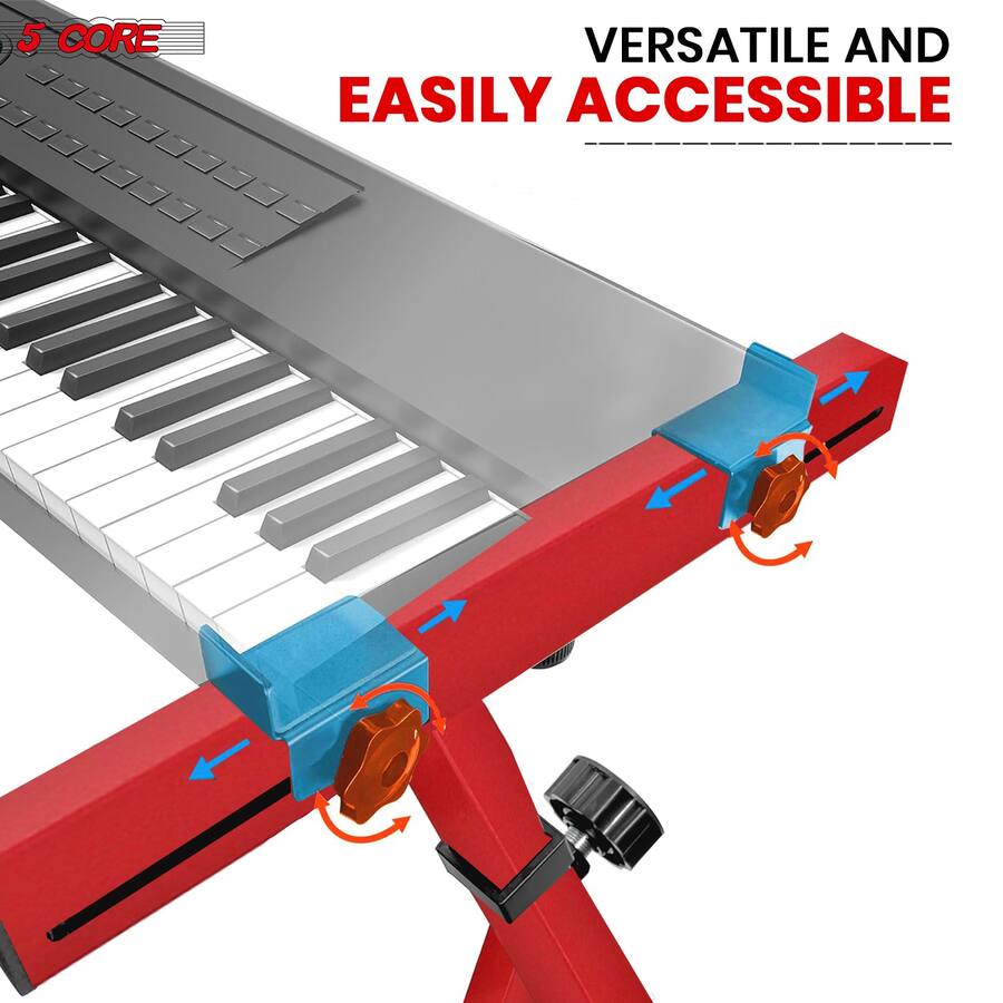 Key Note Stand 5 CORE Keyboard Stand Z Shape Adjustable Foldable Heavy Duty Key Board ...