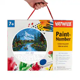 Artwille - Paint By Number Kit Mountain Landscapes